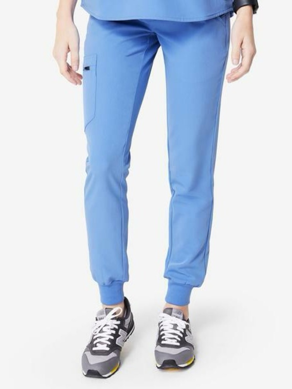 FIGS Scrub Pants Zamora Jogger Womens XS Tall Ceil Light Blue W18SW2005T